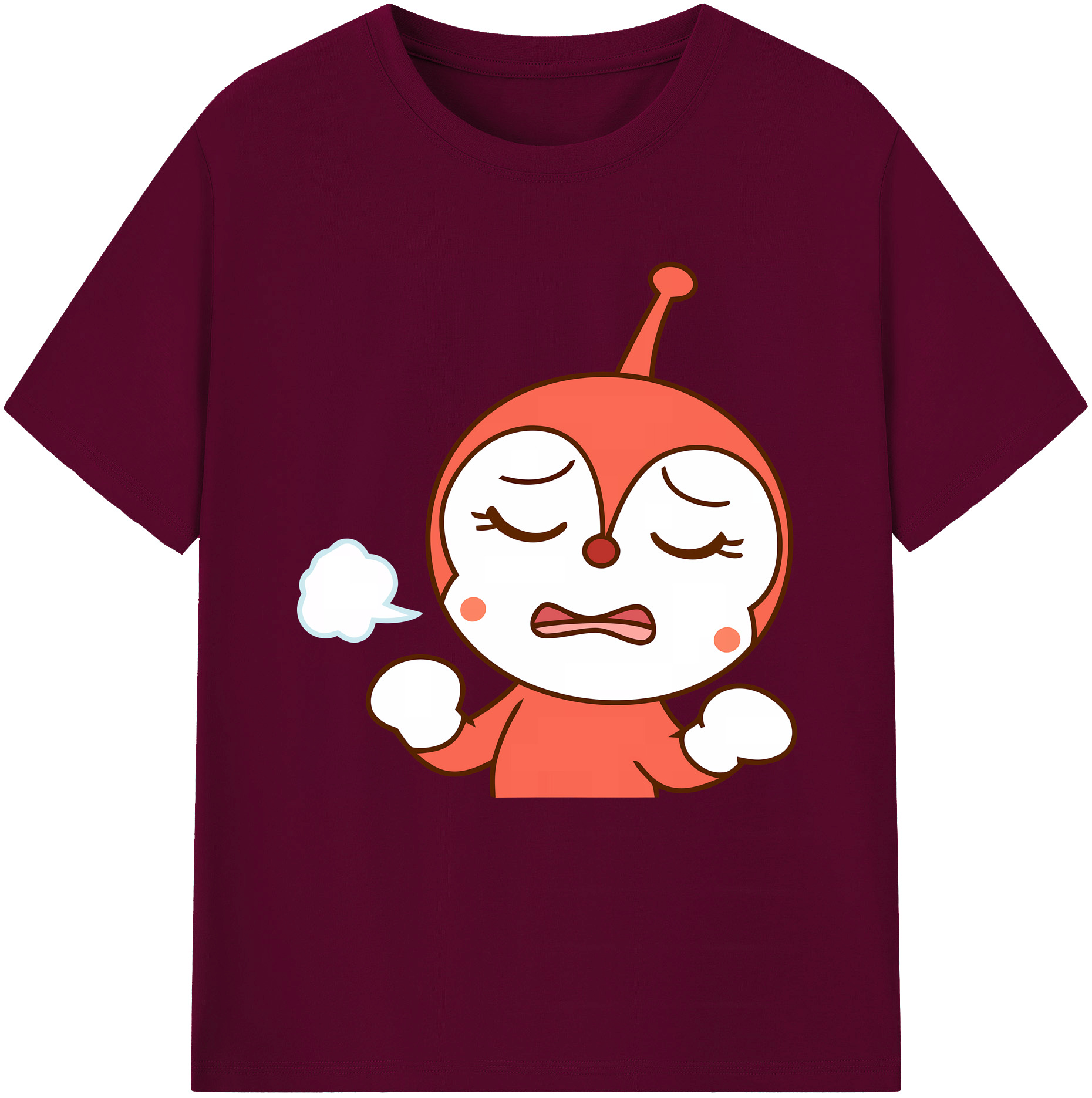 （画像用） アンパンマン Anpanman レディースカジュアルプリントTシャツ（綿100％）